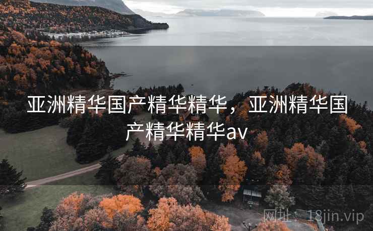 亚洲精华国产精华精华，亚洲精华国产精华精华av  第1张